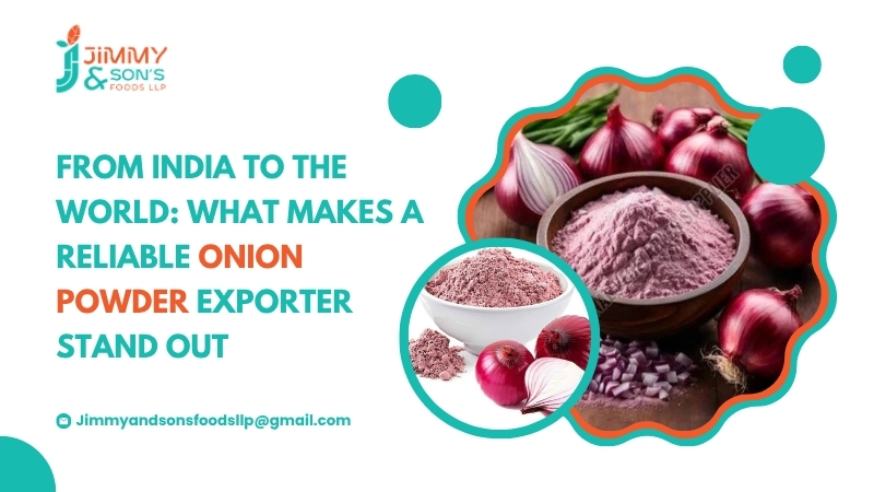 Reliable onion powder exporter in India for global markets