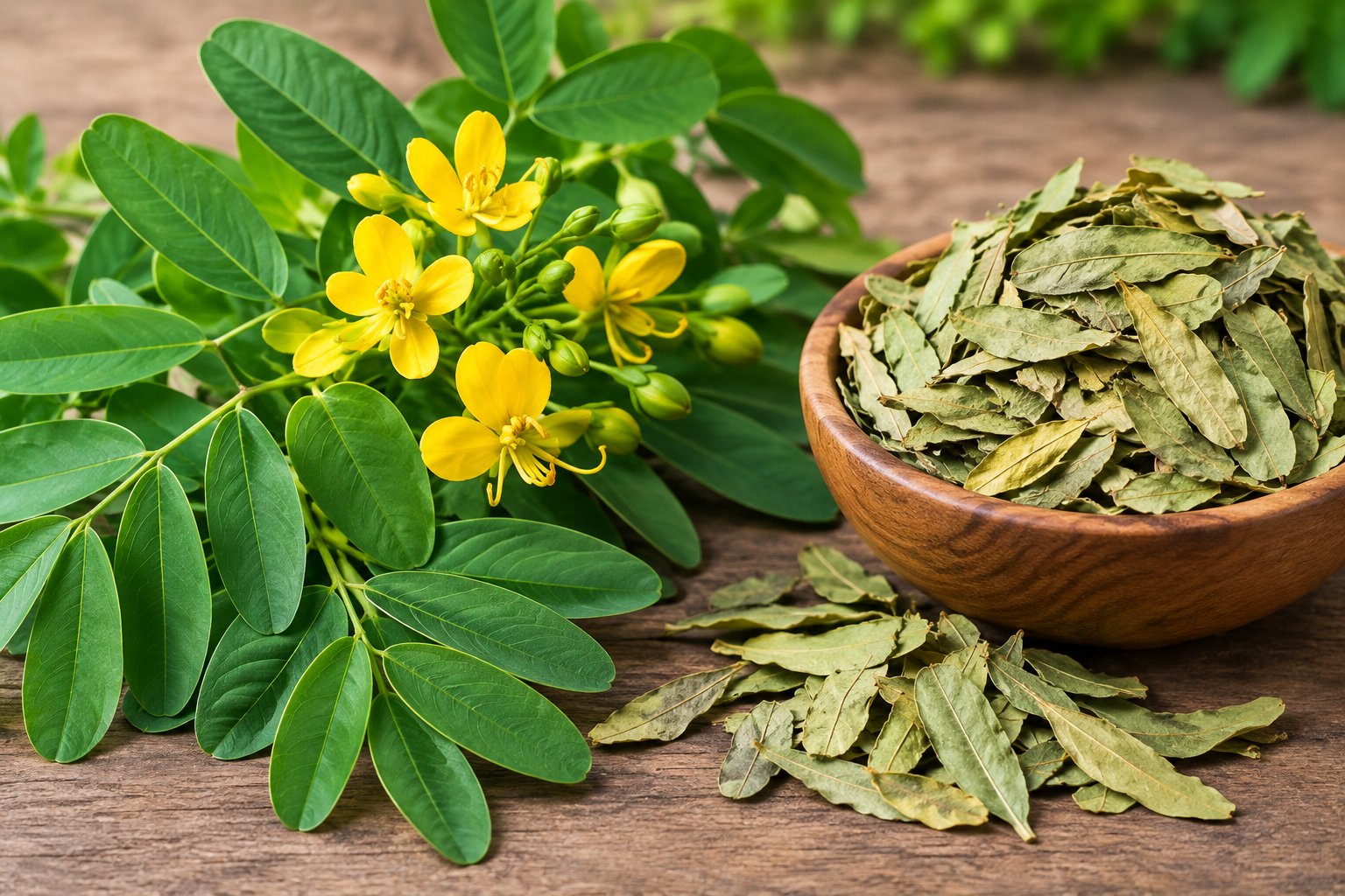 Senna Leaves exporters in India for bulk botanical supply