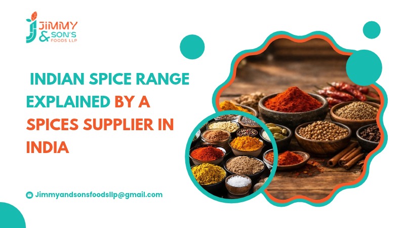 Indian whole spices and seeds arranged in bowls by a spices supplier in India